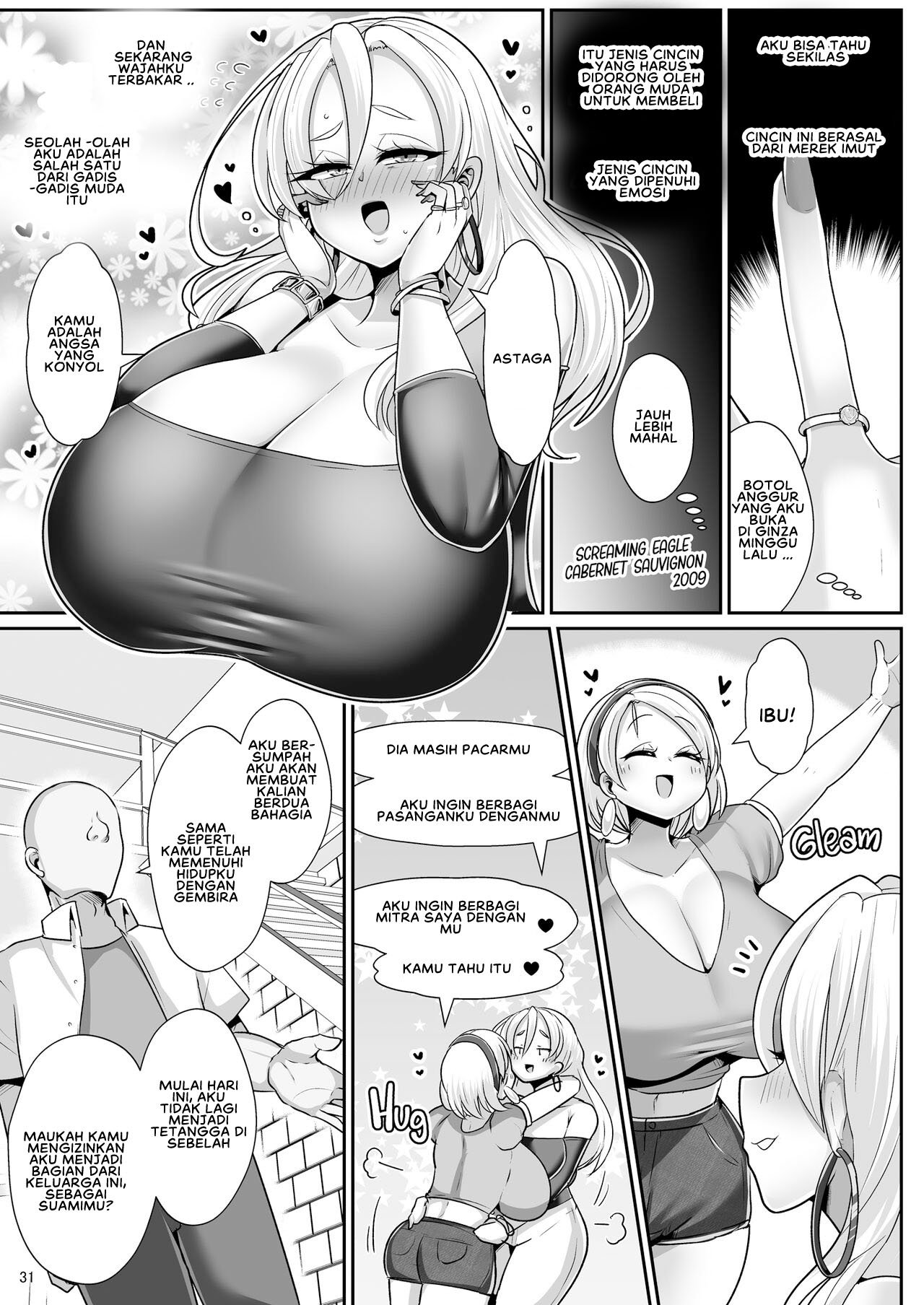 H Daisuki Kinpatsu Hakujin Bakunyuu Ryuugakusei ga Tonari no Heya ni Hikkoshite Kita! - Chapter 3 35