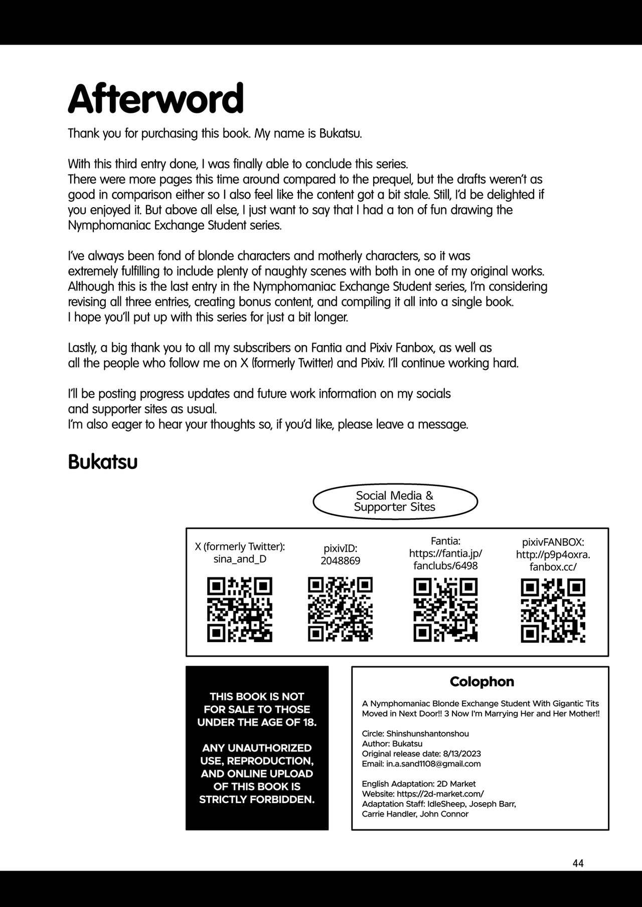 H Daisuki Kinpatsu Hakujin Bakunyuu Ryuugakusei ga Tonari no Heya ni Hikkoshite Kita! - Chapter 3 47