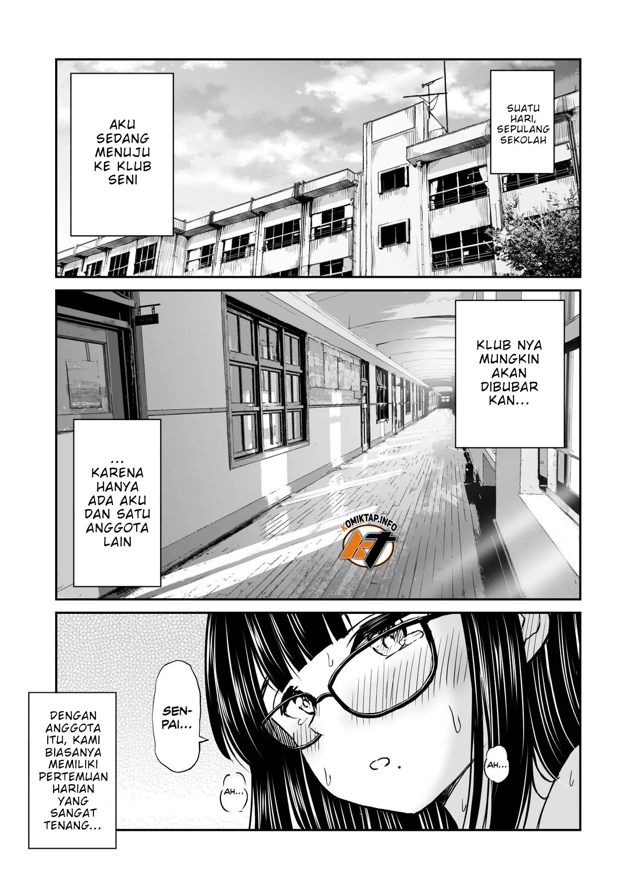 Bijutsubu no Kyonyuu Kouhai ga Nude Model ni Natta Kekka Amari ni Ero Sugite Ore no Geijutsu ga Bakuhatsushita Hanashi - Chapter 1 3