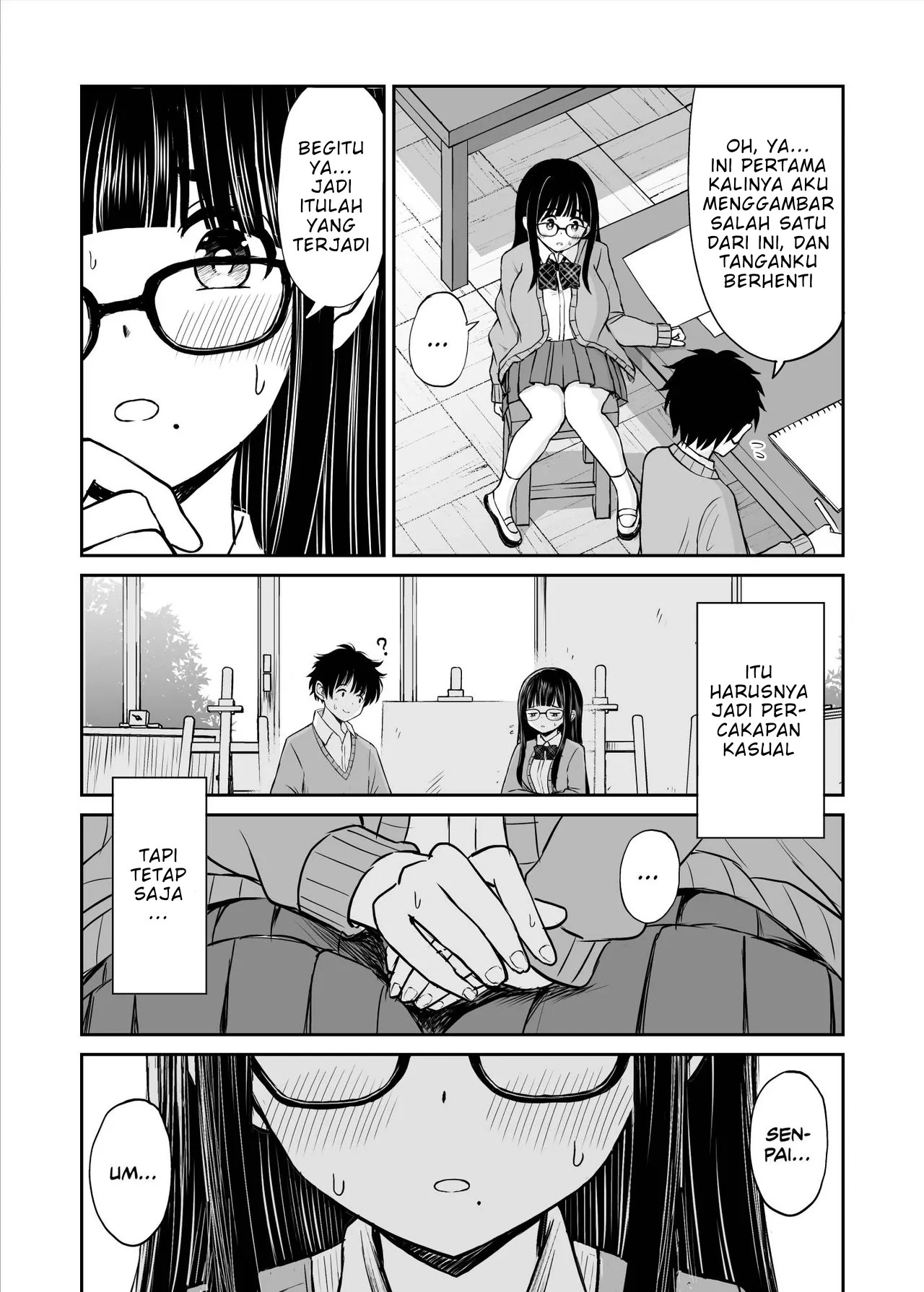 Bijutsubu no Kyonyuu Kouhai ga Nude Model ni Natta Kekka Amari ni Ero Sugite Ore no Geijutsu ga Bakuhatsushita Hanashi - Chapter 1 11
