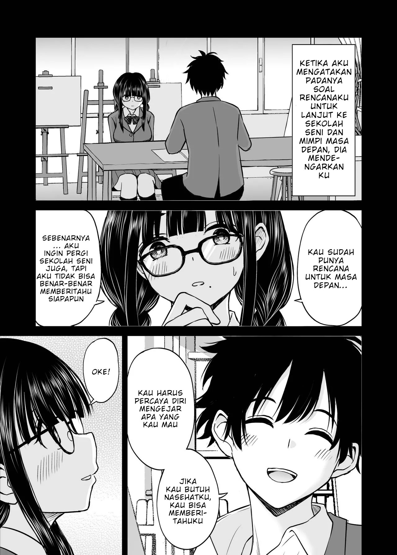 Bijutsubu no Kyonyuu Kouhai ga Nude Model ni Natta Kekka Amari ni Ero Sugite Ore no Geijutsu ga Bakuhatsushita Hanashi - Chapter 1 7