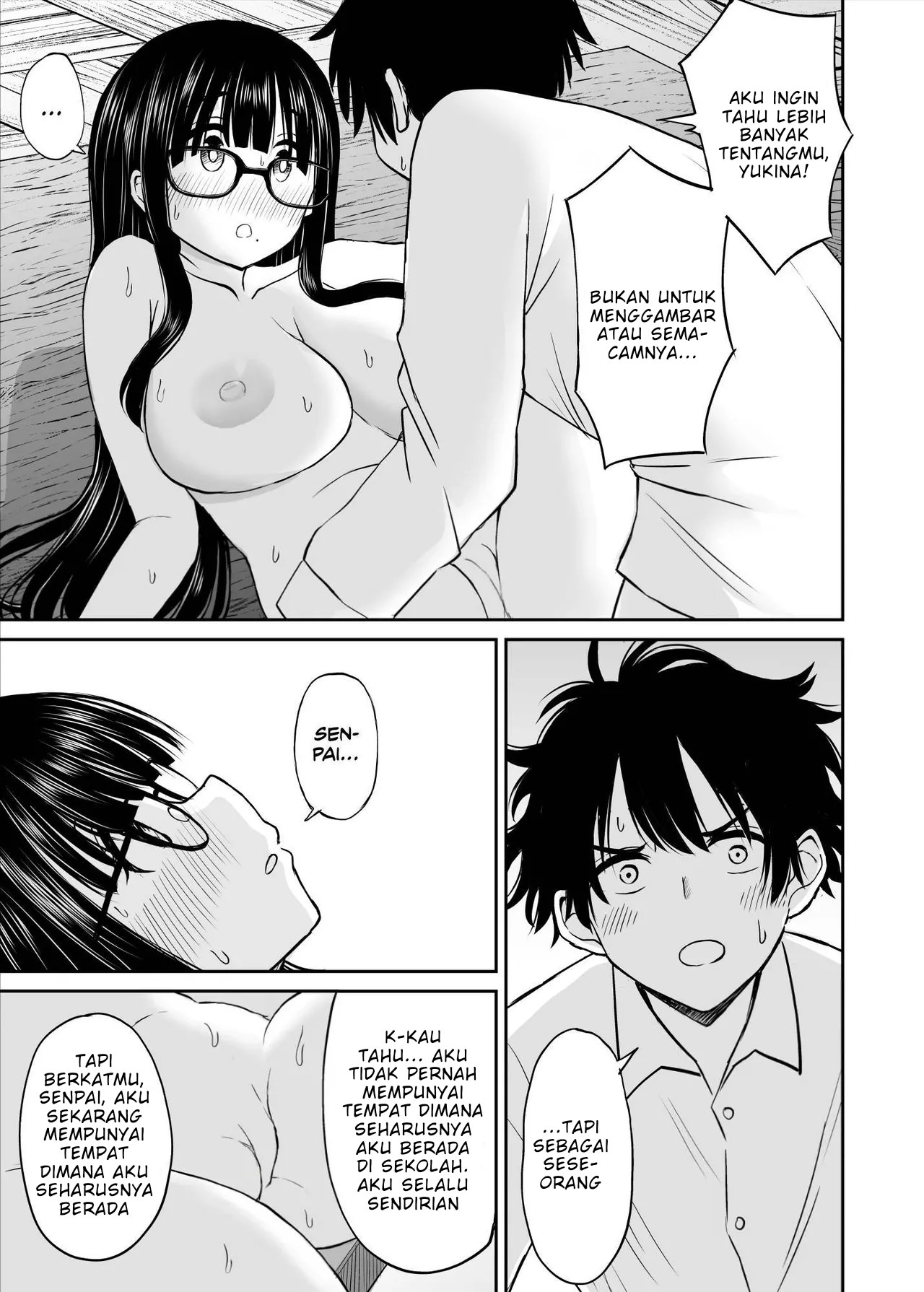Bijutsubu no Kyonyuu Kouhai ga Nude Model ni Natta Kekka Amari ni Ero Sugite Ore no Geijutsu ga Bakuhatsushita Hanashi - Chapter 1 41